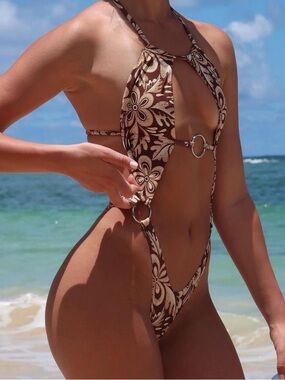 Coral Swim Ring one piece